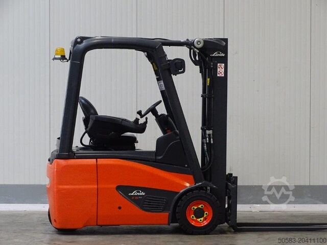 Electric 3-wheel forklift Linde E16C-02 - TRIPLEX