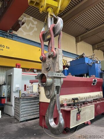 Tensile force measuring device, crane scale with memory and printer for measured values, heavy-duty  MWT 142