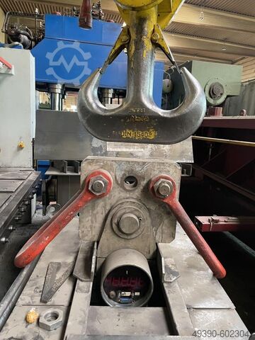 Tensile force measuring device, crane scale with memory and printer for measured values, heavy-duty  MWT 142