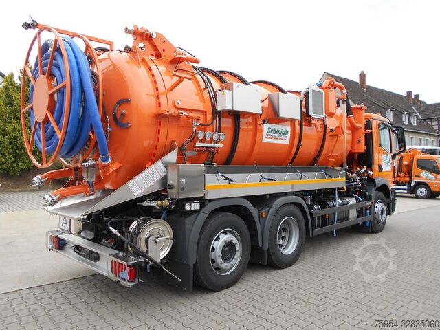 Saugwagen MAN TGM 26.320 6x2-4 BL / Faros 14/1 piston
