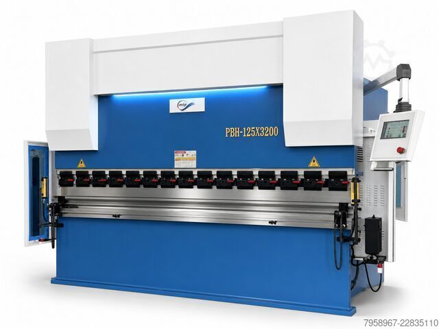 HYDRAULIC CNC SERVO PRESS BRAKE 4 AXES Metal Technics Polska MTP-3212 MTP 125X3200