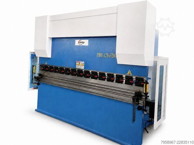 HYDRAULIC CNC SERVO PRESS BRAKE 4 AXES Metal Technics Polska MTP-3212 MTP 125X3200