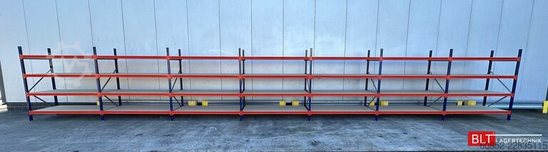 Weitspannregal ca. 13,35 lfm. Weitspannregale H: 200 cm T: 80 cm , 400 kg Fachlast , 4 Ebenen