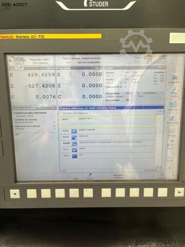 Cylindrical grinder cnc STUDER S33 CNC