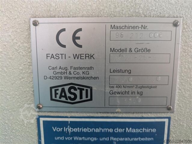 Folding Machine FASTI 212-25-5