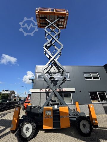 ATN CX 15 Scherenarbeitsbühne / Arbeitsbühne / Scherenbühne 15 m Arbeitshöhe Kubota Diesel 2017 ATN CX 15 SchaarHoogwerker / Arbeitsbuhne / Sciccor 15M werkhoogte Kubota Diesel 2017