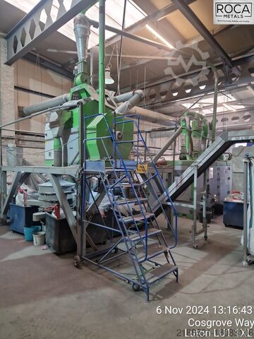 Granulator line + aspiration system Guidetti Srl WirePro3000