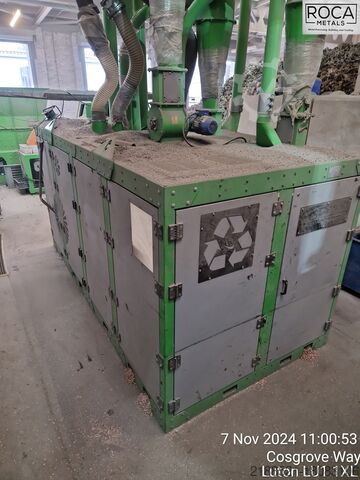 Granulator line + aspiration system Guidetti Srl WirePro3000