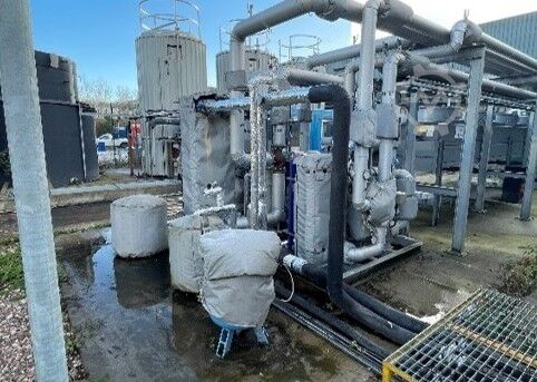 Blockheizkraftwerk (BHKW/CHP) General Electric Jenbacher JMS 616 GS-N.L