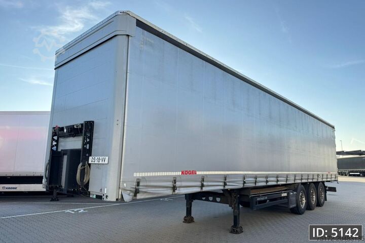 Sliding tarpaulins Kögel SN24 / Forklift / NL Trailer