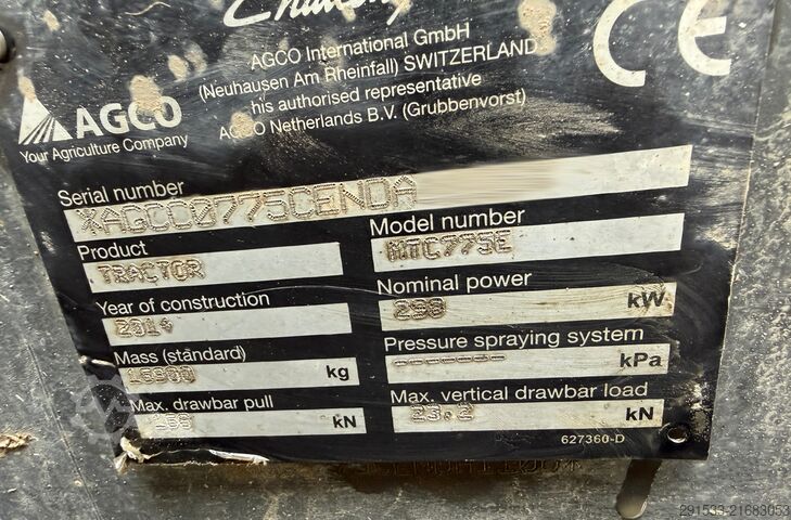 Traktor Challenger MT775E / LIKE NEW!