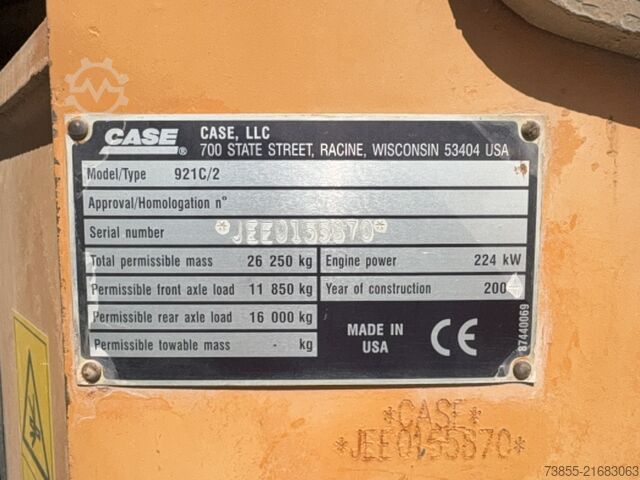 Radlader Case 921 C/2