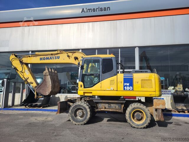 Mobilbagger mit Rädern Komatsu PW180-7K