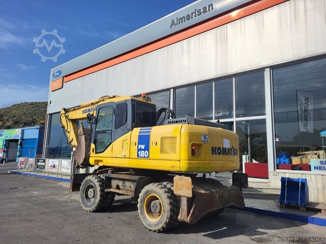 Mobilbagger mit Rädern Komatsu PW180-7K