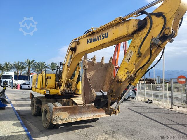 Mobilbagger mit Rädern Komatsu PW180-7K
