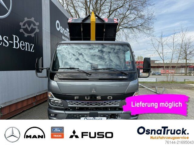 Transporter mit Kipper FUSO 7C18e Palfinger Abrollkipper Klima,Nutzl.3195 KG