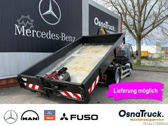 Transporter mit Kipper FUSO 7C18e Palfinger Abrollkipper Klima,Nutzl.3195 KG