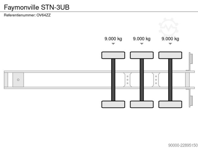 Low loader Faymonville STN-3UB