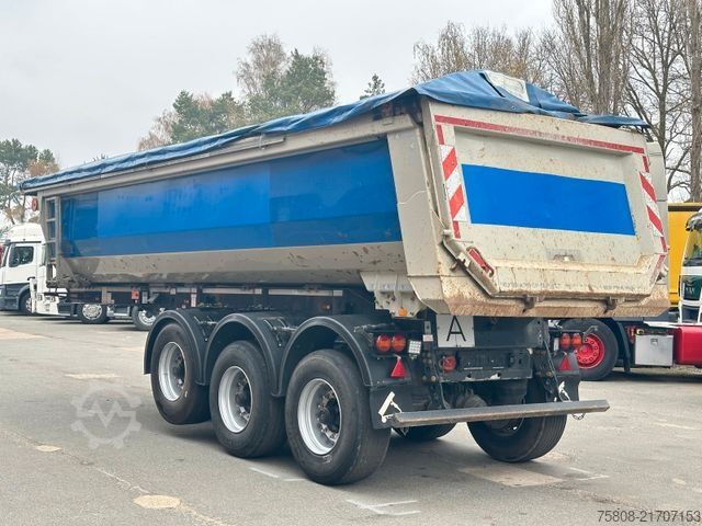 Tipper semitrailer LANGENDORF SKS-HS 24/30 Stahl 26m³ elektr Verdeck Lift