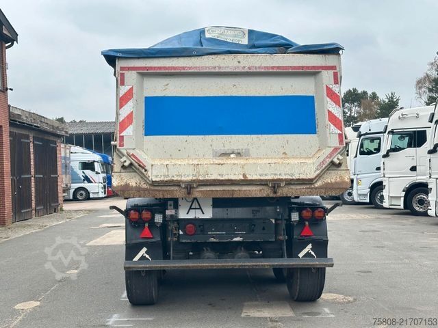 Tipper semitrailer LANGENDORF SKS-HS 24/30 Stahl 26m³ elektr Verdeck Lift