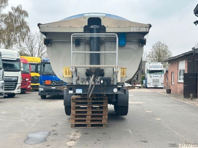 Tipper semitrailer LANGENDORF SKS-HS 24/30 Stahl 26m³ elektr Verdeck Lift