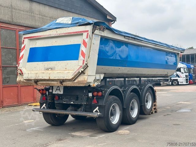 Tipper semitrailer LANGENDORF SKS-HS 24/30 Stahl 26m³ elektr Verdeck Lift