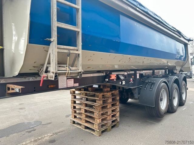 Tipper semitrailer LANGENDORF SKS-HS 24/30 Stahl 26m³ elektr Verdeck Lift