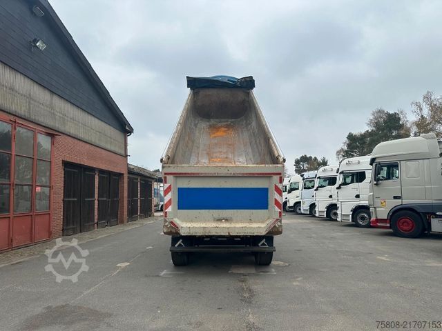 Tipper semitrailer LANGENDORF SKS-HS 24/30 Stahl 26m³ elektr Verdeck Lift