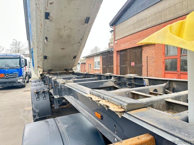 Tipper semitrailer LANGENDORF SKS-HS 24/30 Stahl 26m³ elektr Verdeck Lift
