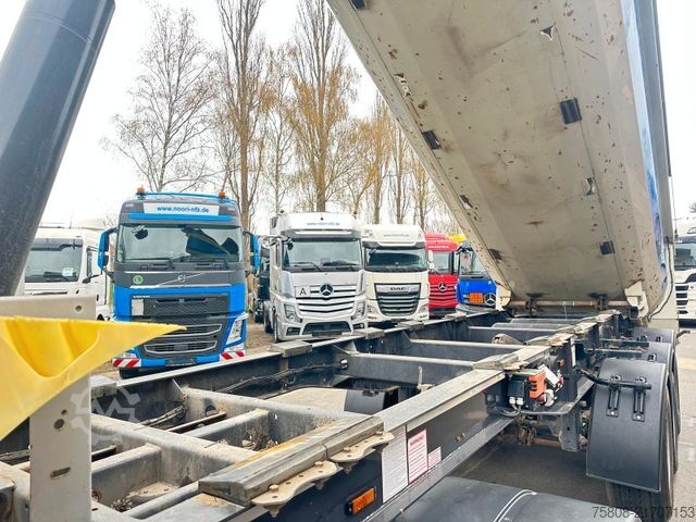Tipper semitrailer LANGENDORF SKS-HS 24/30 Stahl 26m³ elektr Verdeck Lift