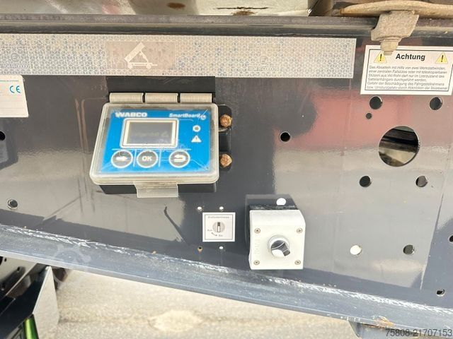 Tipper semitrailer LANGENDORF SKS-HS 24/30 Stahl 26m³ elektr Verdeck Lift