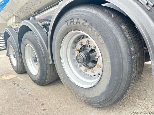 Tipper semitrailer LANGENDORF SKS-HS 24/30 Stahl 26m³ elektr Verdeck Lift