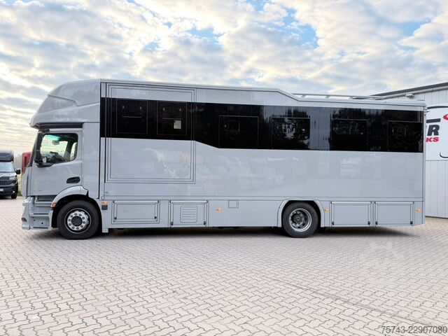 Viehtransporter LKW MERCEDES-BENZ ACTROS 1835  5 Pferde POP-OUT,  Neu