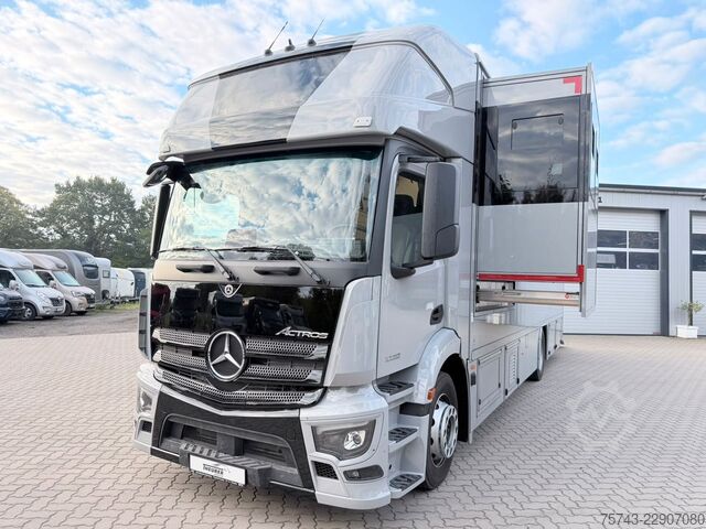 Viehtransporter LKW MERCEDES-BENZ ACTROS 1835  5 Pferde POP-OUT,  Neu