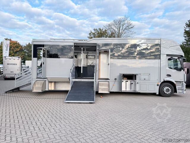 Viehtransporter LKW MERCEDES-BENZ ACTROS 1835  5 Pferde POP-OUT,  Neu