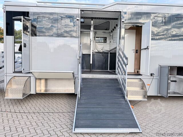 Viehtransporter LKW MERCEDES-BENZ ACTROS 1835  5 Pferde POP-OUT,  Neu