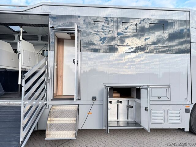 Viehtransporter LKW MERCEDES-BENZ ACTROS 1835  5 Pferde POP-OUT,  Neu