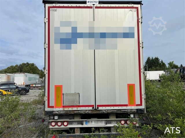 Curtain sided HRD 3 axle canopy trolley repair object w/ full side o