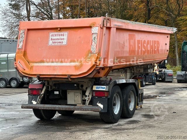 Tipper semitrailer SCHMITZ CARGOBULL Gotha SKI 18-7,2 Stahlmulde