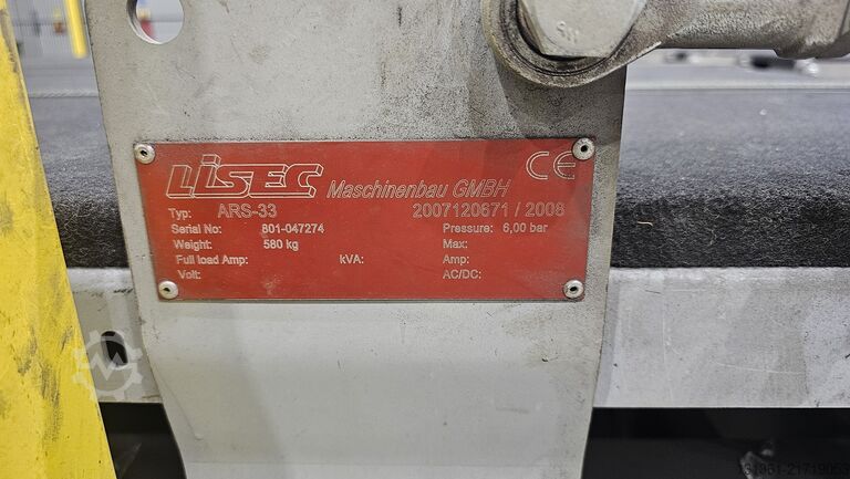 Cutting glass line Lisec Lisec Cutting line