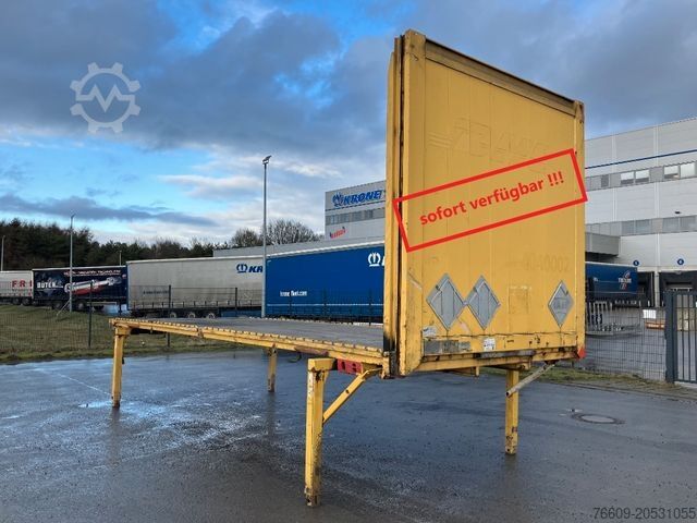 Swap body trailer KRONE Wechselbrücke Pritsche