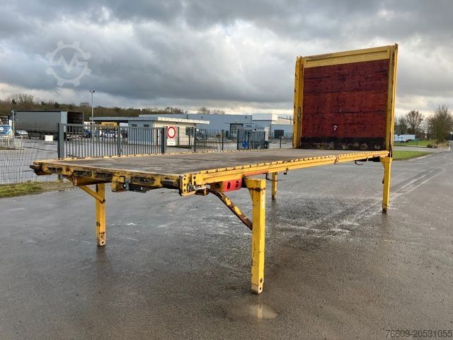 Swap body trailer KRONE Wechselbrücke Pritsche