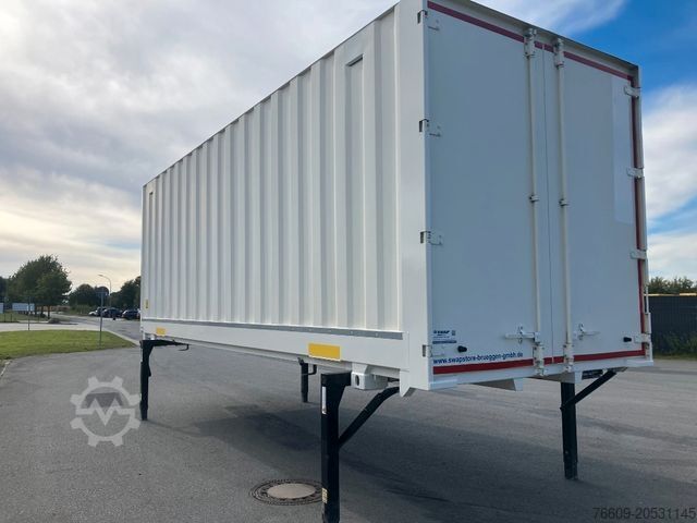 Swap body trailer Wechselbrücke Koffer