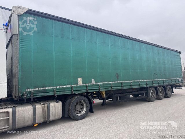 Auflieger mit Pritsche & Plane Schmitz Cargobull Curtainsider Mega