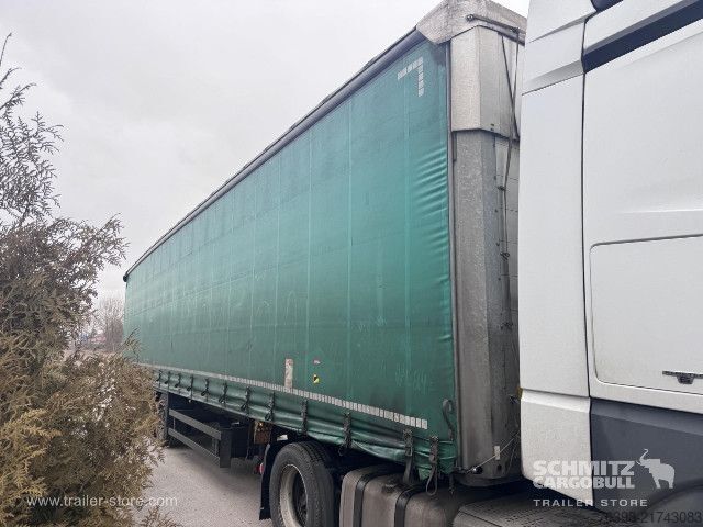 Auflieger mit Pritsche & Plane Schmitz Cargobull Curtainsider Mega
