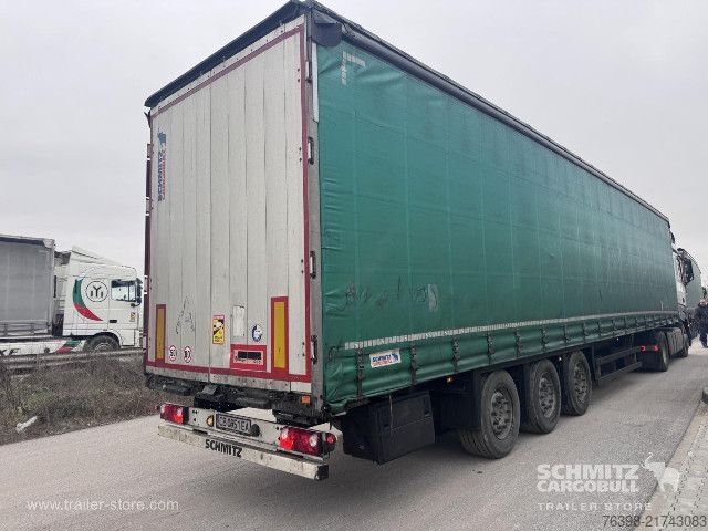 Auflieger mit Pritsche & Plane Schmitz Cargobull Curtainsider Mega