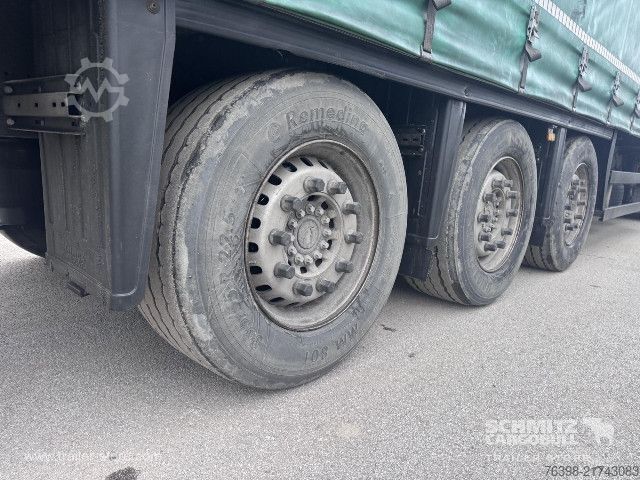 Auflieger mit Pritsche & Plane Schmitz Cargobull Curtainsider Mega