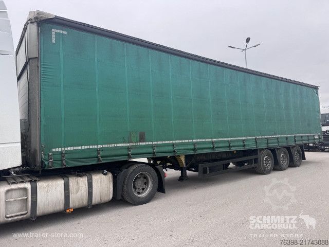 Auflieger mit Pritsche & Plane Schmitz Cargobull Curtainsider Mega