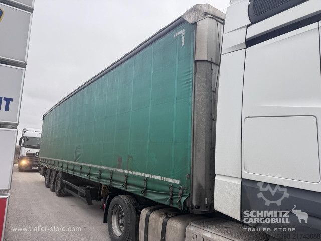 Auflieger mit Pritsche & Plane Schmitz Cargobull Curtainsider Mega