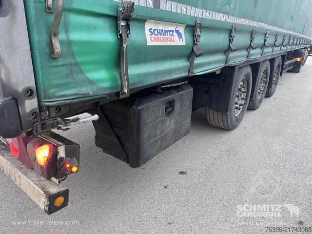 Auflieger mit Pritsche & Plane Schmitz Cargobull Curtainsider Mega